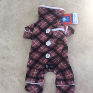 Pet flannel pajamas